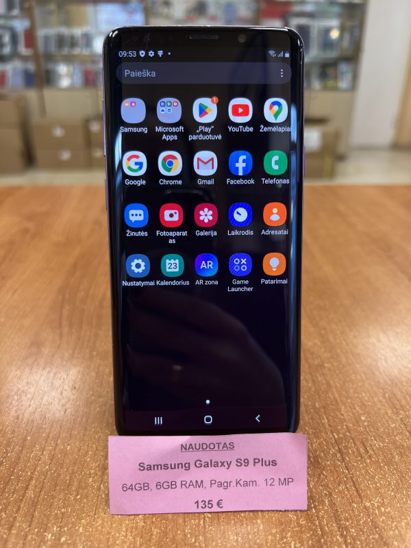 Samsung G965 Galaxy S9 Plus 64 GB (naudotas) - Mobas.lt