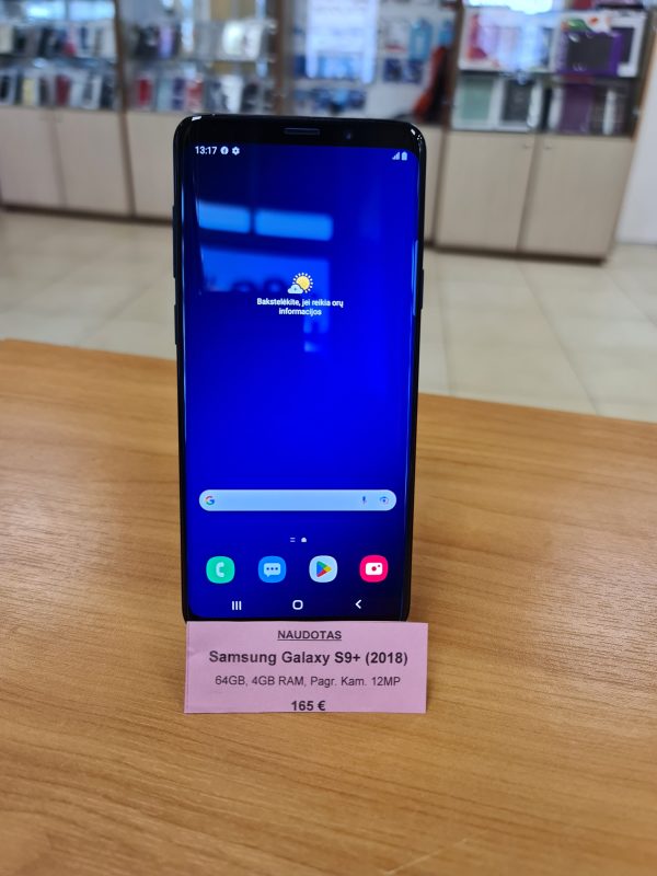 Samsung G965 Galaxy S9 Plus 64 GB (naudotas) - Mobas.lt