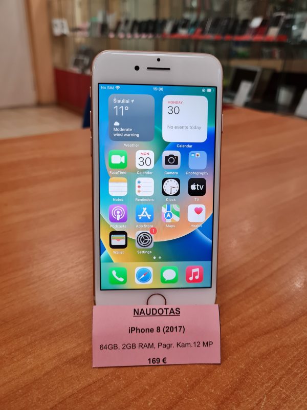 iPhone 8 64GB (Naudotas) - Mobas.lt