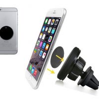 Automobilinis telefono laikiklis CPH-27, tvirtinamas ant ventiliacijos grotelių, magnetinis, didelis