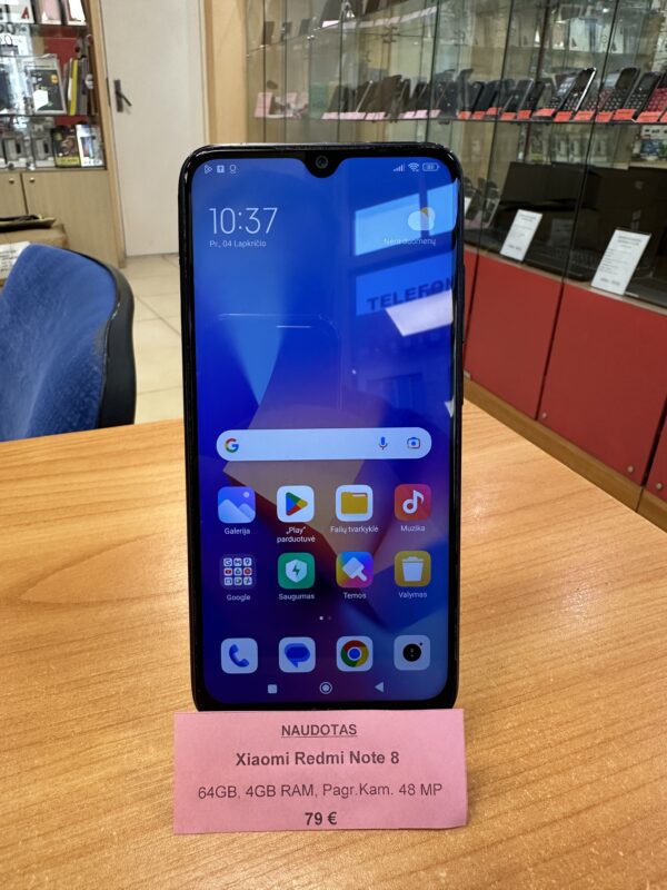 Xiaomi Redmi Note 8 64GB (Naudotas) - Mobas.lt