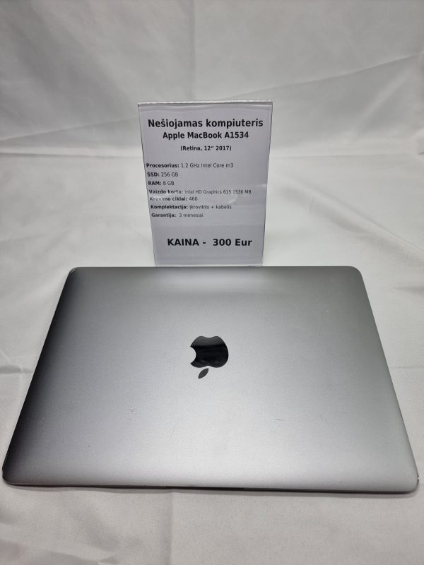 Apple MacBook Retina 12” 2017, Core m3, 8 GB RAM, 256 GB SSD