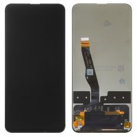 Ekranas Huawei P Smart Pro 2019/Honor 9X su lietimui jautriu stikliuku juodas ORG