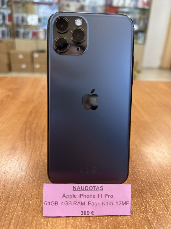 Apple iPhone11Pro 64GB 本体 iPhone 11 Pro 64GB Space Gray MWC22ET/A kaina tik 979 €