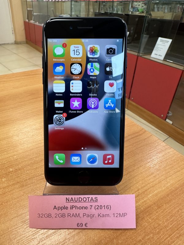 Apple iPhone 7 32 GB (naudotas) - Mobas.lt