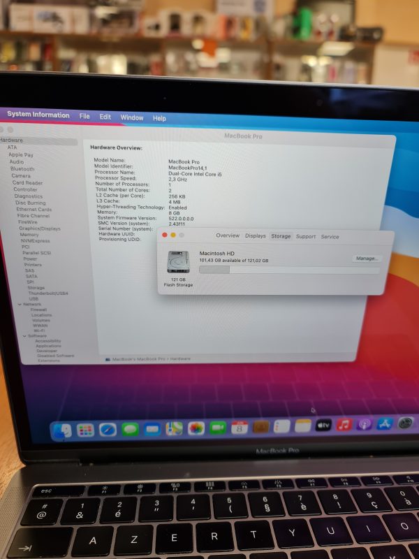 Apple MacBook Pro 13” 2017, 2 TBT3, Core i5, 8 GB RAM, 128 GB SSD, Cycle 2  (Naudotas) - Mobas.lt