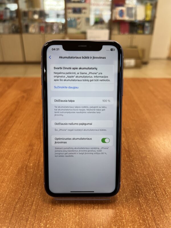 Apple iPhone 11 64 GB (naudotas) - Mobas.lt