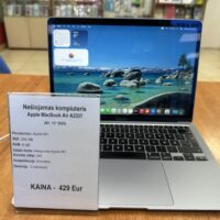 Apple MacBook Air 13” 2020, M1, 8 GB RAM, 256 GB SSD, Cycle 344