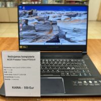 Acer Predator Triton PT515-51 I7, RTX 2060, 16GB RAM, 512GB SSD (Naudotas)
