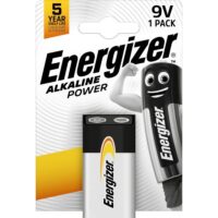 Šarminis elementas Energizer Alkaline Power 6LR61 (1604, 6F22) 9V