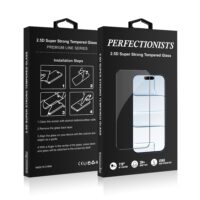 LCD apsauginis stikliukas Perfectionists 2.5D Super Strong Tempered Glass Samsung A525 A52 4G/A526 A52 5G/A528 A52s 5G juodas