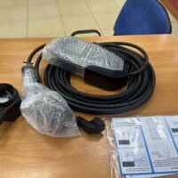 Elektromobilių įkrovimo stotelė IEC62196-2 Type 2 16A 3600W Wifi Bluetooth APP Control 10m su laikikliais