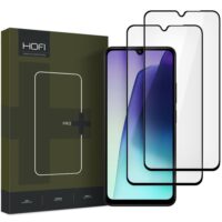 LCD apsauginis stikliukas Hofi Glass Pro+ 2-Pack Xiaomi Redmi A7 4G/Redmi 14C/Redmi A4/Poco C75 juodas