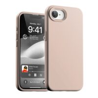 Dėklas Mercury Pure Magsafe Silicon Case Apple iPhone 16e/17e rožinio smėlio