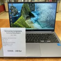 Samsung Galaxy Book 4 256GB 8GB I3-1315U Intel UHD (Naudotas)