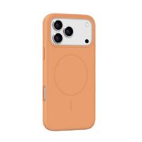 Dėklas X-Level Fluid Skin MagSafe Apple iPhone 17 Pro oranžinis