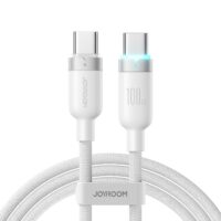 USB kabelis Joyroom S-A63 USB-C to USB-C 100W 1.2m baltas