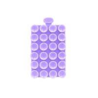 Silikoninis laikiklis su siurbtukais Setty SP-MUN-01 violetinis