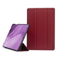 Dėklas Reach Smart Leather Xiaomi Redmi Pad Pro 12.1/Redmi Pad 2 Pro 12.1 tamsiai raudonas