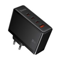 Įkroviklis Hoco N85 100W 3xUSB-C/USB-A juodas