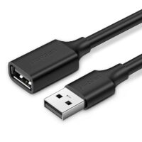 USB kabelio ilgiklis Ugreen USB-A to USB-A 1.5m juodas (10315)