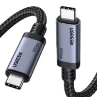 USB kabelis Ugreen L706 USB-C USB4 240W 80Gbit/s 16K@60Hz Thunderbolt 4 1.0m juodas (65383)