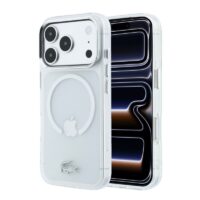 Dėklas Lacoste IML Frosted Petit Pique Metal Logo MagSafe Apple iPhone 18 Pro Max