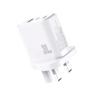 Įkroviklis Joyroom JR-TG6 30W 2xUSB-C/USB-A UK baltas