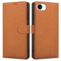 Dėklas Fancy Wallet Samsung S741 S26 FE rudas