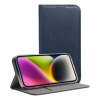 Dėklas Smart Magnetic Xiaomi Redmi 17 4G/5G tamsiai mėlynas